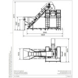 LiquiDrainer s dopravníkovým pásem na podestě V4170006