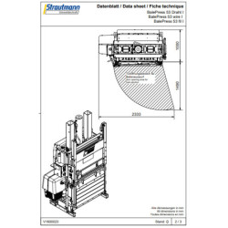 BP53 lis na papír nebo folii vázání drátem