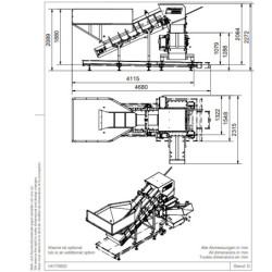 LiquiDrainer s dopravníkovým pásem V4170002