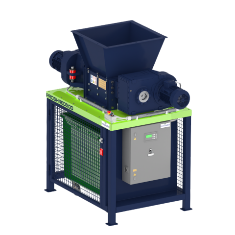 2 hřídelový drtič 2x7,5 kW