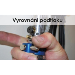 Suction of silencer oil