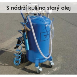 Suction of silencer oil