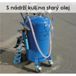 Suction of silencer oil