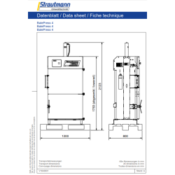 BP4 lis na papír a folii vázání páskou