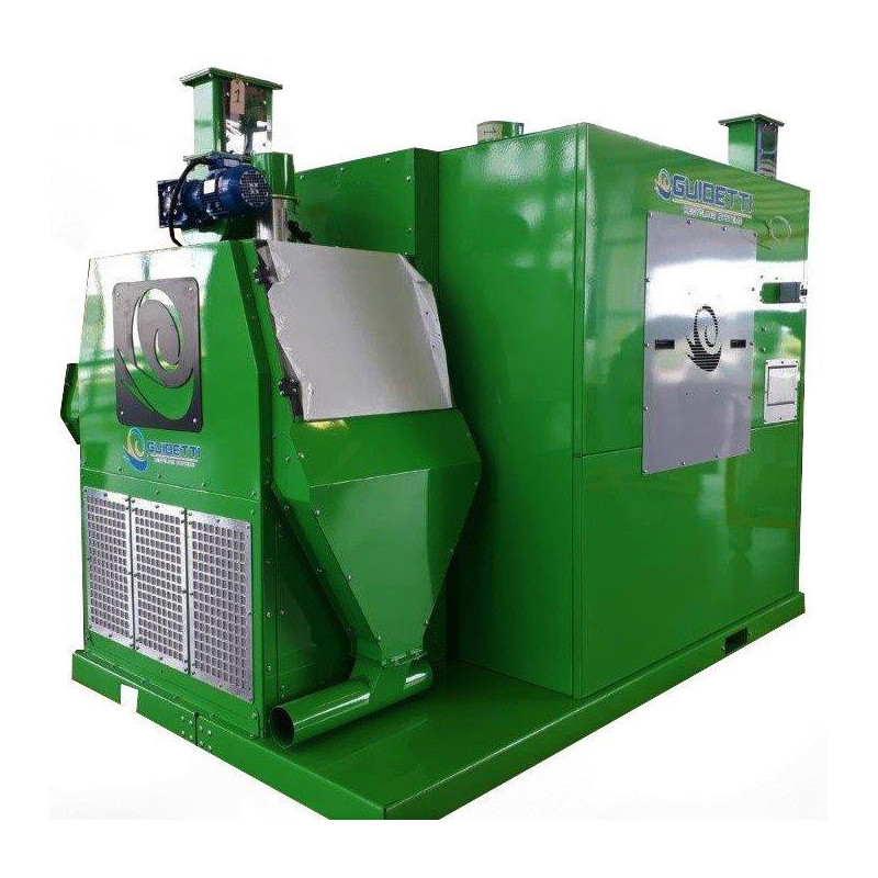 Separátor s turbem 57kW 800-900kg/h