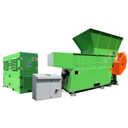 Předdrtič 78 kW/dopravník a magnet