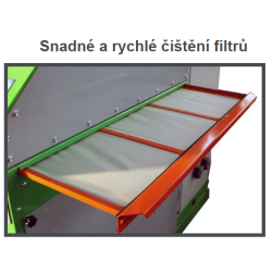 Suchý separátor 3,5 kW 1500 kg/hod
