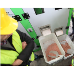 Drtič kabelů 56 kW, 1000 kg/hod