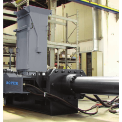 Automatický lis se stand. zásob. a výstupním otvorem pro...