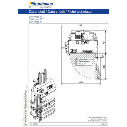 BP10 lis na papír a folii vázání páskou