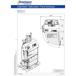 BP6 lis na papír a folii vázání páskou