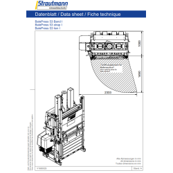 BP53 lis na papír nebo folii vázání páskou