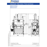 BP53 lis na papír nebo folii vázání páskou