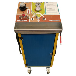 Mobilní jednotka s hořákem pro spálení CNG