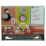 Mobilní jednotka s hořákem pro spálení CNG