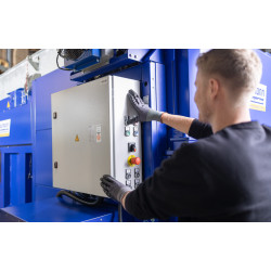 JLB Jumbo-Poloautomatický lis, násypka, pl. z rampy, QuickLink,1R