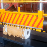 Střihač cívek max. L 3000mm/prům.850mm